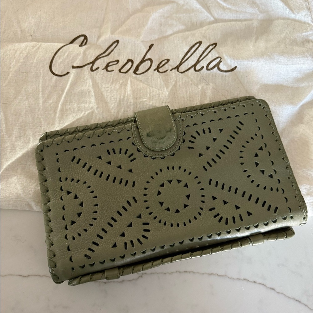 Cleobella Olive Green Wallet